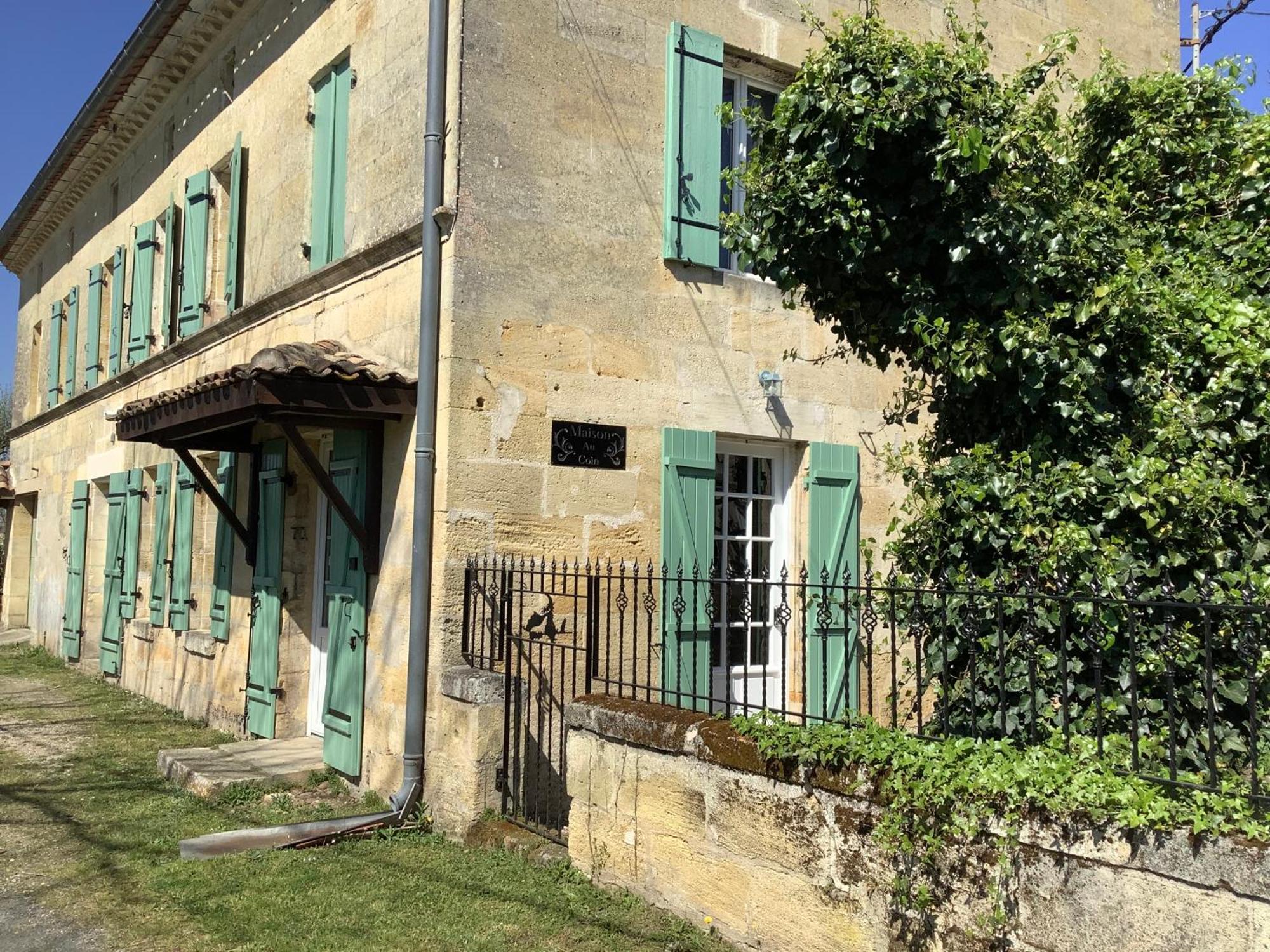 Maison Au Coin, Proche St Emilion Sainte-Terre Kültér fotó